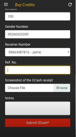 submit gcash